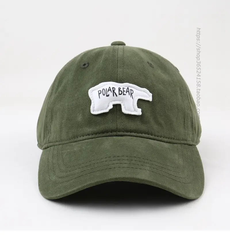 Men Korean Style Black Polar Bear Cap — feature 9