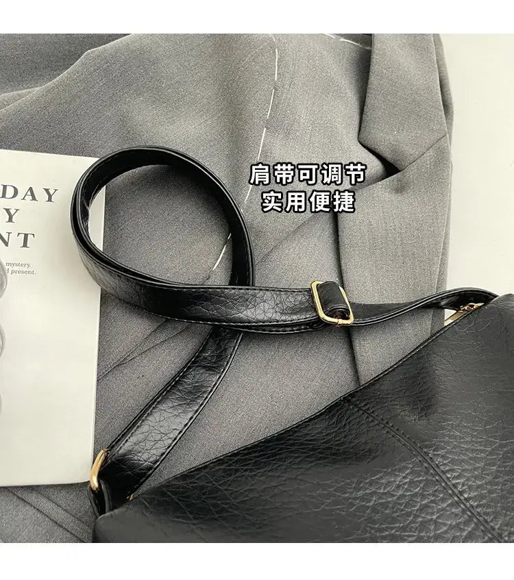 Brown Leather Shoulder Bag for Women 2023 Winter Commute — feature 6