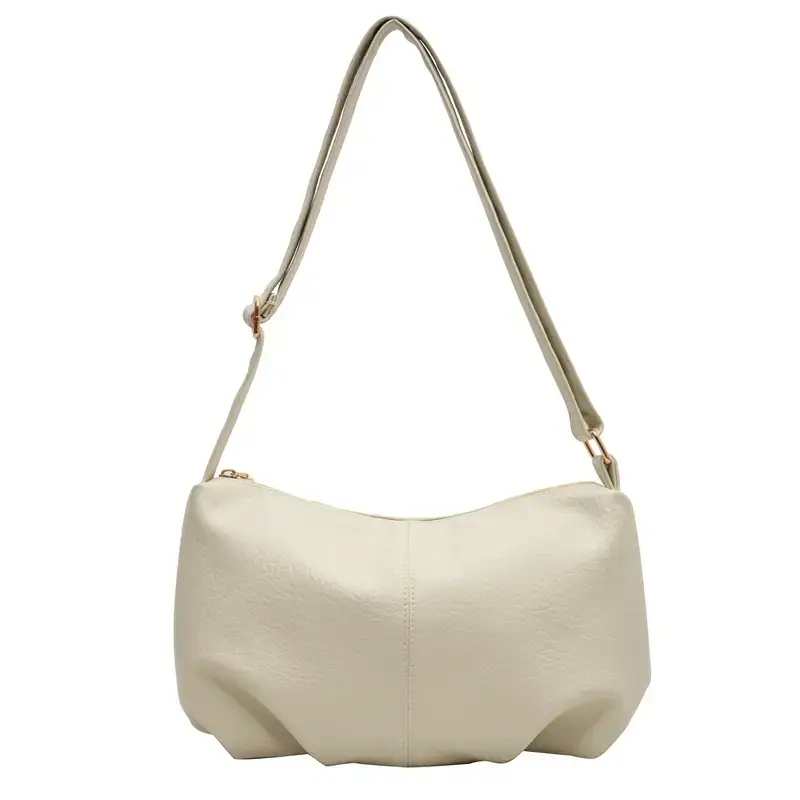 Brown Leather Shoulder Bag for Women 2023 Winter Commute - Image 3