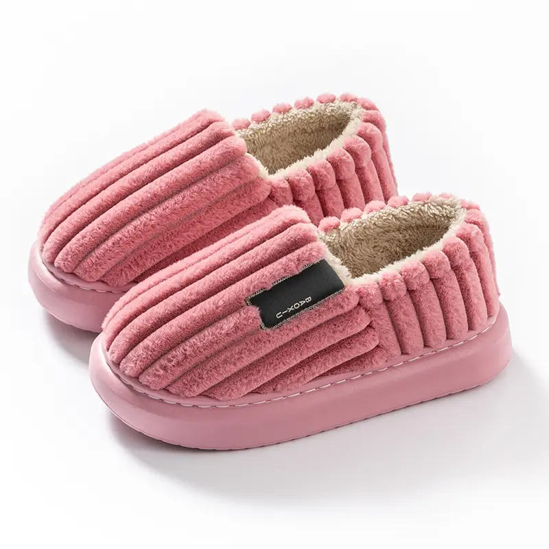 Elderly Cotton Slippers with Heel Cover for Women Winter Warm Indoor - Image 10