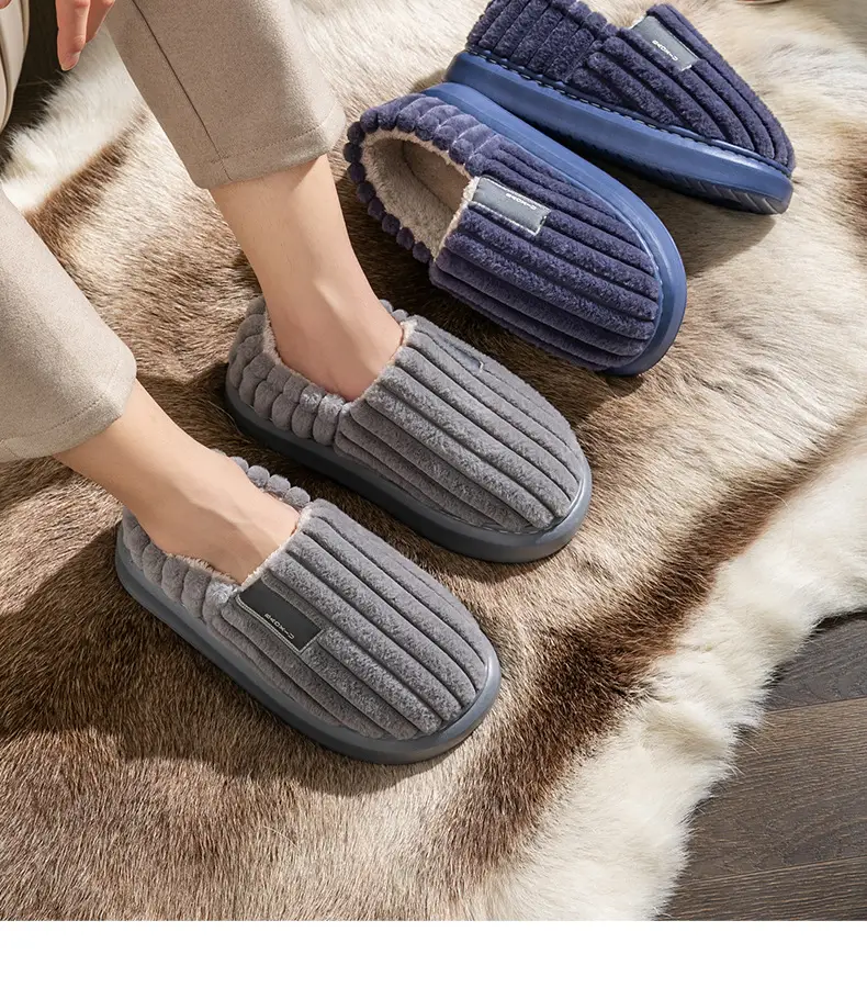 Elderly Cotton Slippers with Heel Cover for Women Winter Warm Indoor — feature 22