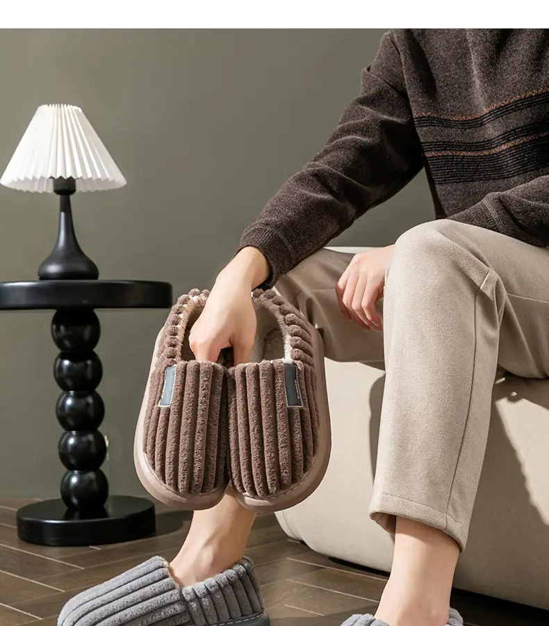 Elderly Cotton Slippers with Heel Cover for Women Winter Warm Indoor — feature 24
