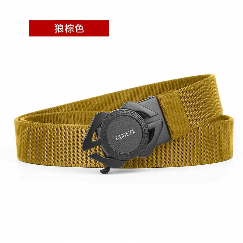 Men's Black Automatic Buckle Belt with Watch Closure - Image 5