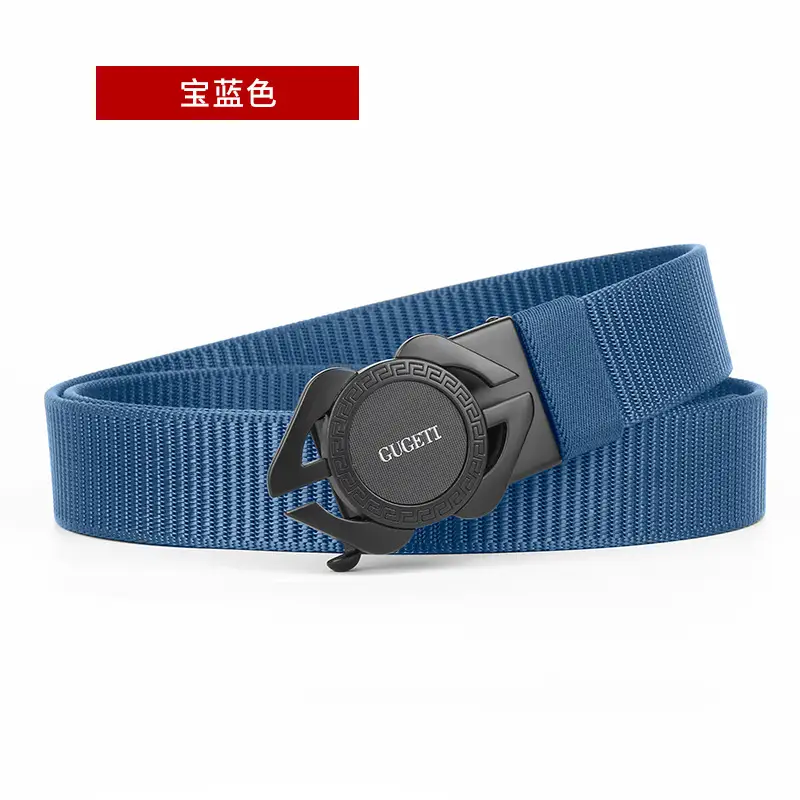 Men's Black Automatic Buckle Belt with Watch Closure - Image 7