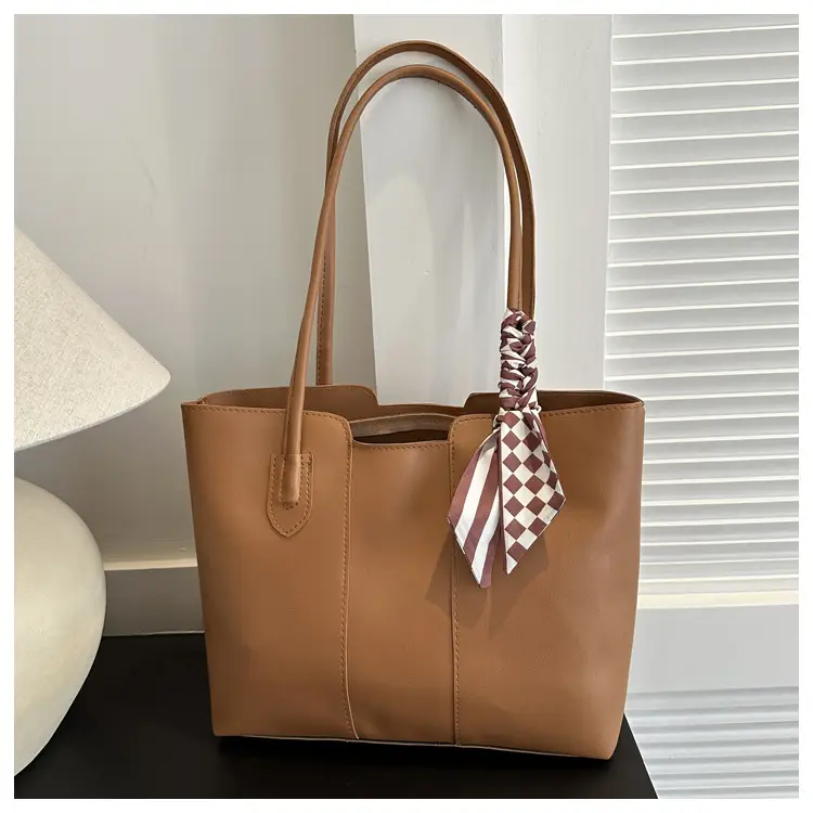 Women's Large Capacity Tote Bag Beige 2023 Autumn — feature 13