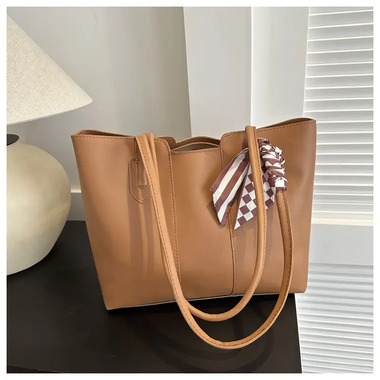 Women's Large Capacity Tote Bag Beige 2023 Autumn — feature 14