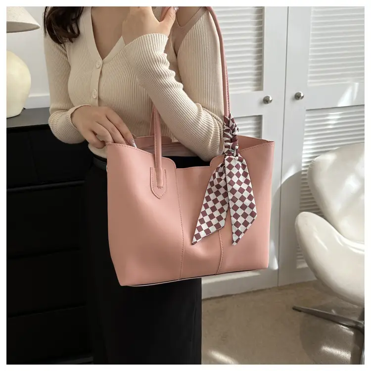 Women's Large Capacity Tote Bag Beige 2023 Autumn — feature 22