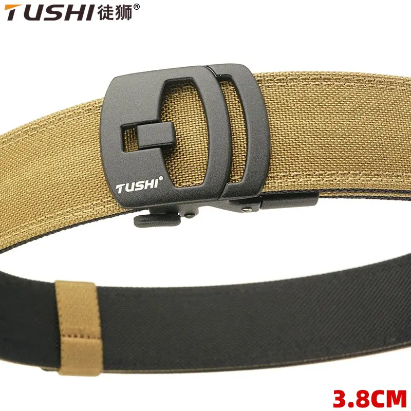 3.8CM Double-Layer Hardened Automatic Buckle Shooting Training Belt - Image 7