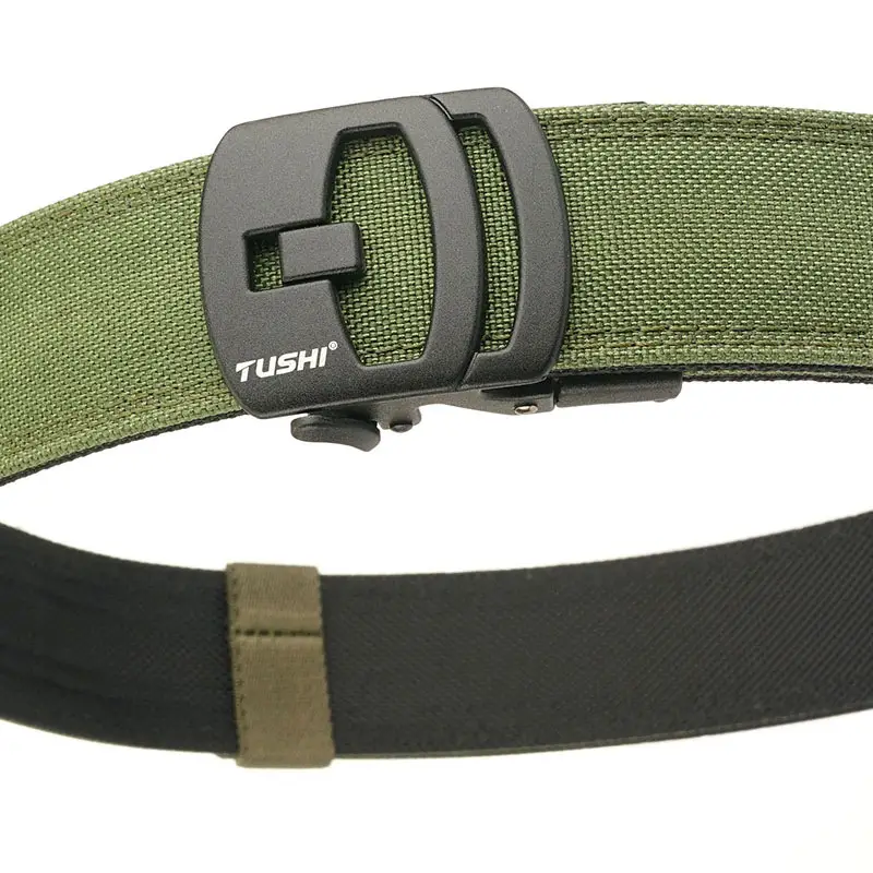 3.8CM Double-Layer Hardened Automatic Buckle Shooting Training Belt - Image 2