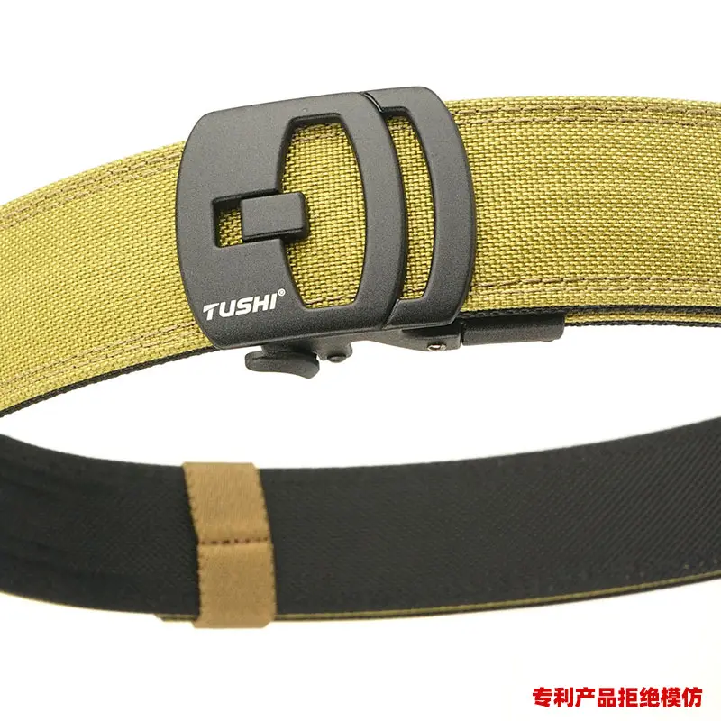 3.8CM Double-Layer Hardened Automatic Buckle Shooting Training Belt - Image 8