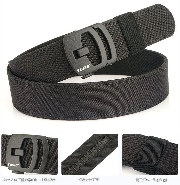 3.8CM Double-Layer Hardened Automatic Buckle Shooting Training Belt — feature 14