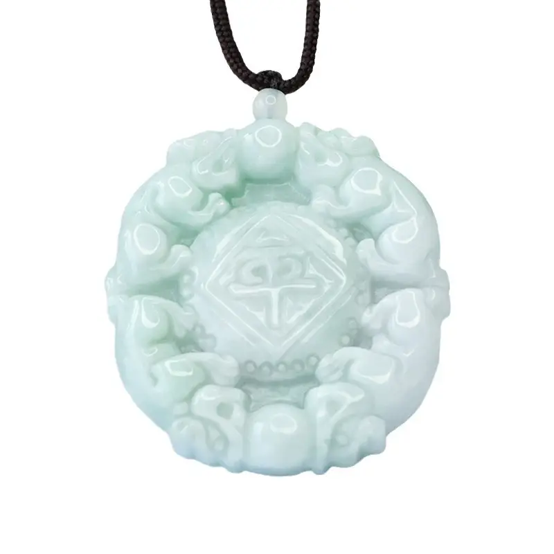 Guan Yu Jadeite Peace Pendant Factory Wholesale Dropshipping - Image 5