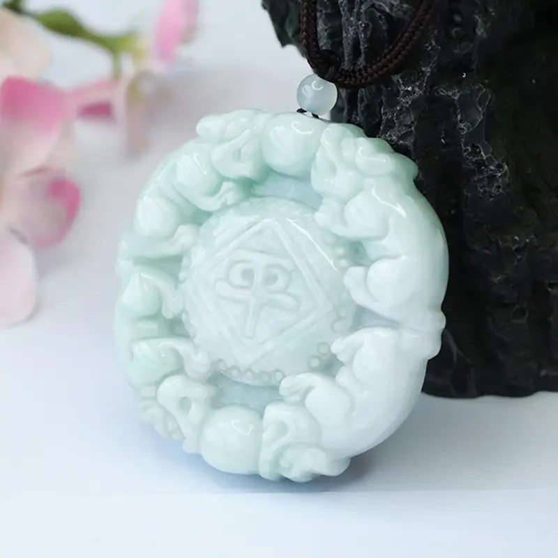 Guan Yu Jadeite Peace Pendant Factory Wholesale Dropshipping — feature 8