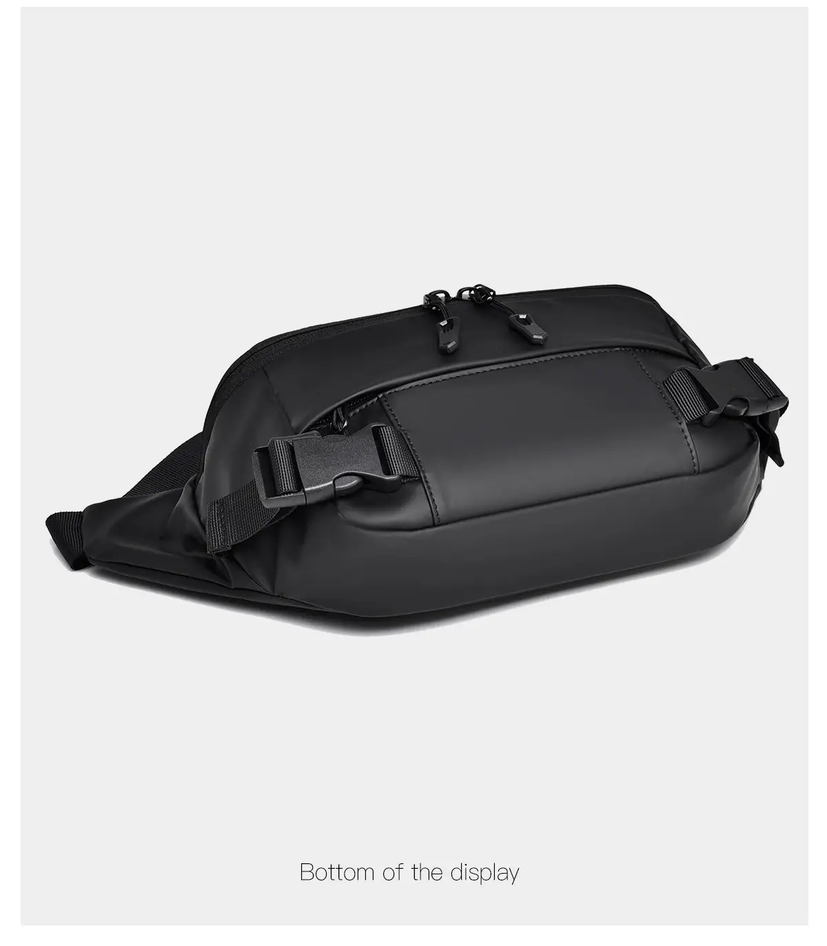 Men's Black Multi-Use Chest Bag with Adjustable Strap — feature 25