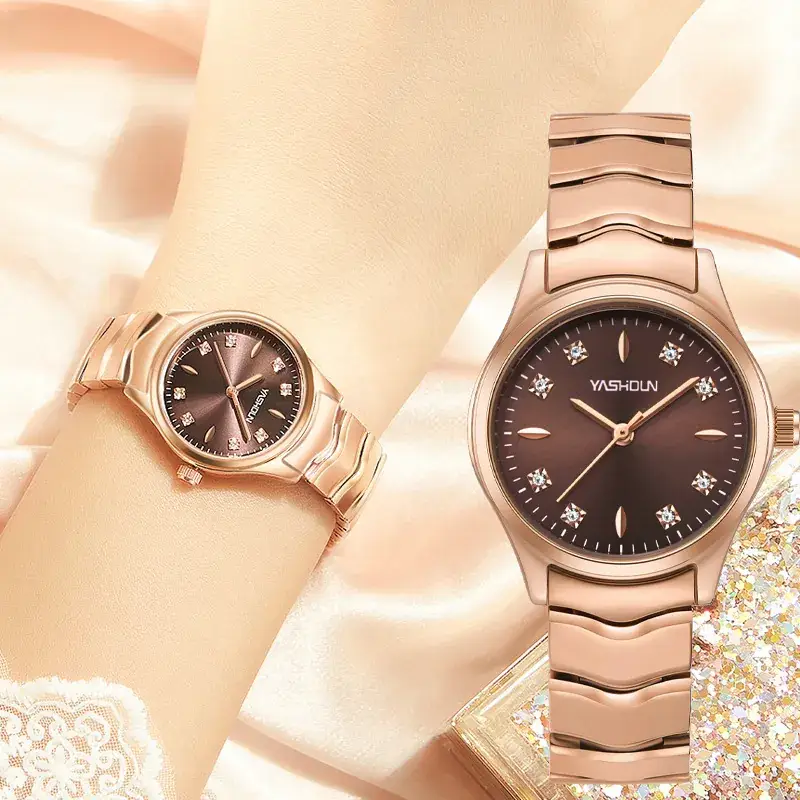 2023 Ashidon Gold & Silver Quartz Watch Set
