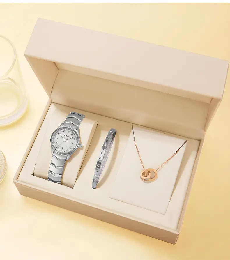 2023 Ashidon Gold & Silver Quartz Watch Set — feature 14