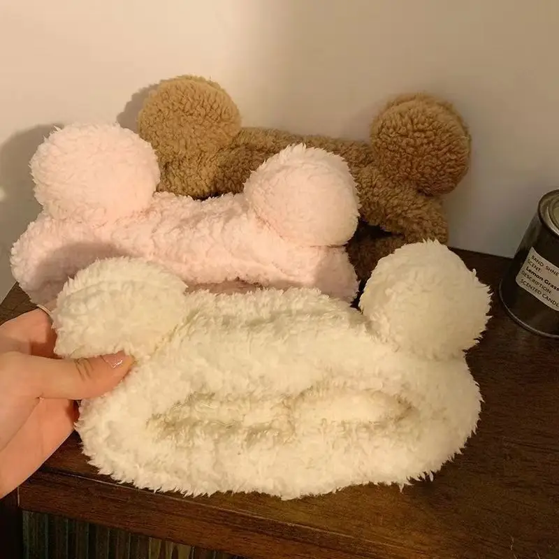 New Cute Bear Ears Plush Hair Band for Women — feature 11