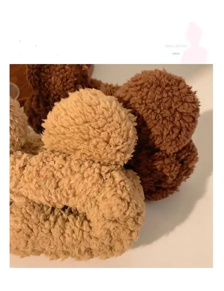 New Cute Bear Ears Plush Hair Band for Women — feature 3