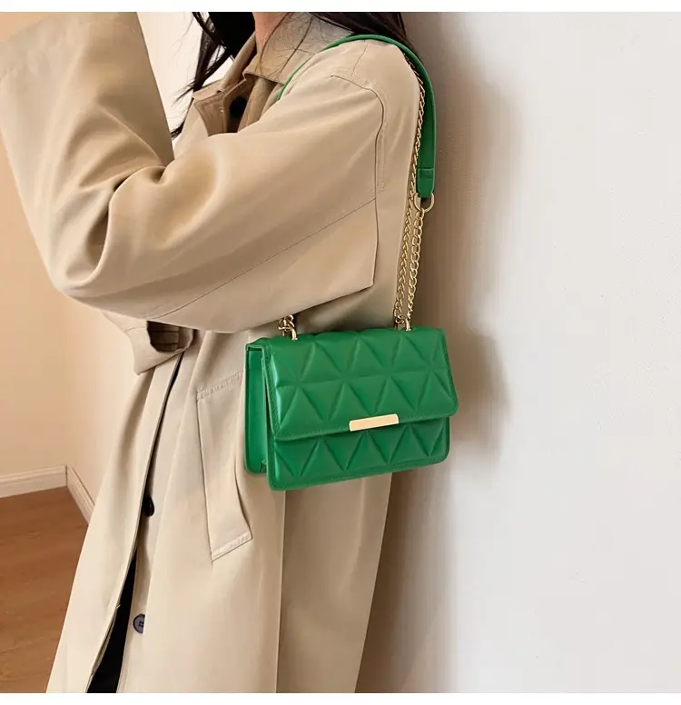 Women's Rhombic Chain Shoulder Bag 2023 — feature 14