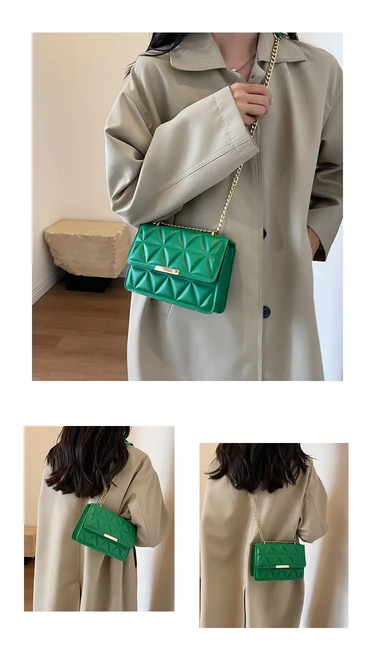 Women's Rhombic Chain Shoulder Bag 2023 — feature 31
