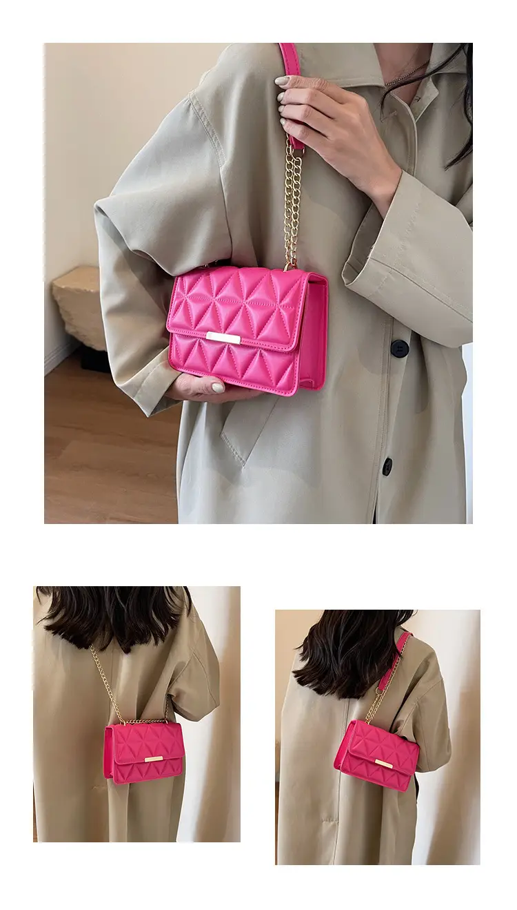 Women's Rhombic Chain Shoulder Bag 2023 — feature 33