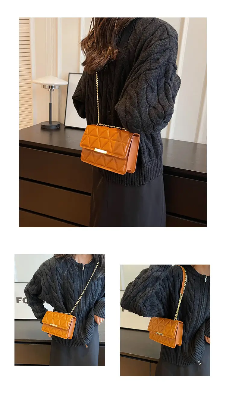 Women's Rhombic Chain Shoulder Bag 2023 — feature 34