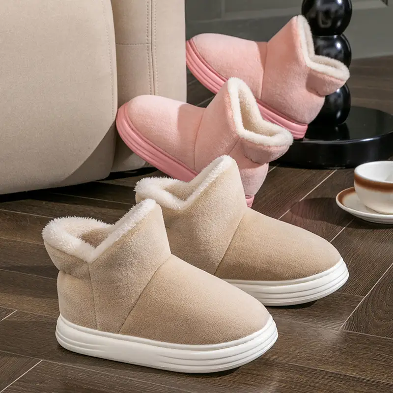 Women Cotton Slippers Warm Thick-Soled Autumn Winter 2026 - Image 7