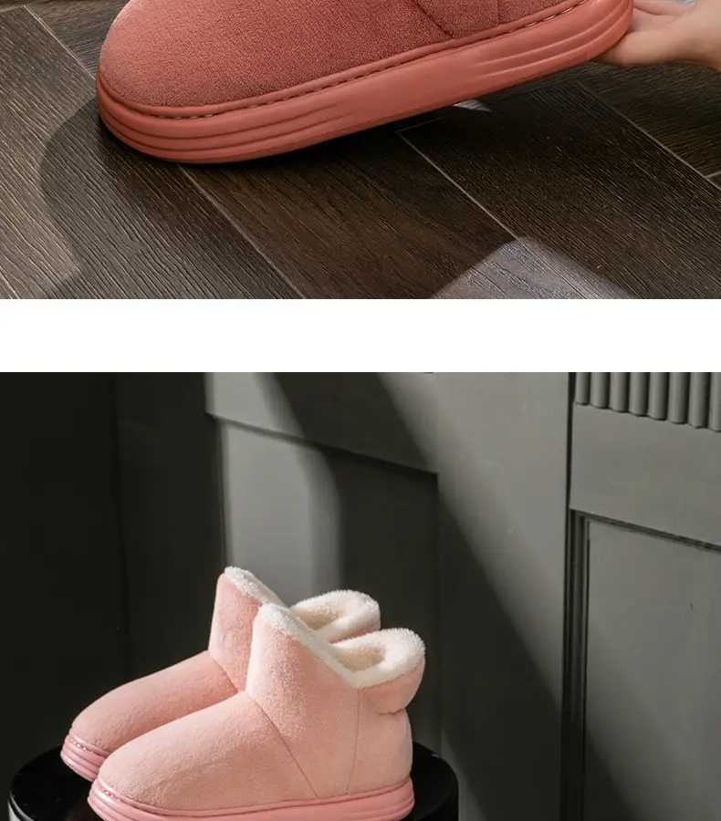 Women Cotton Slippers Warm Thick-Soled Autumn Winter 2026 — feature 22
