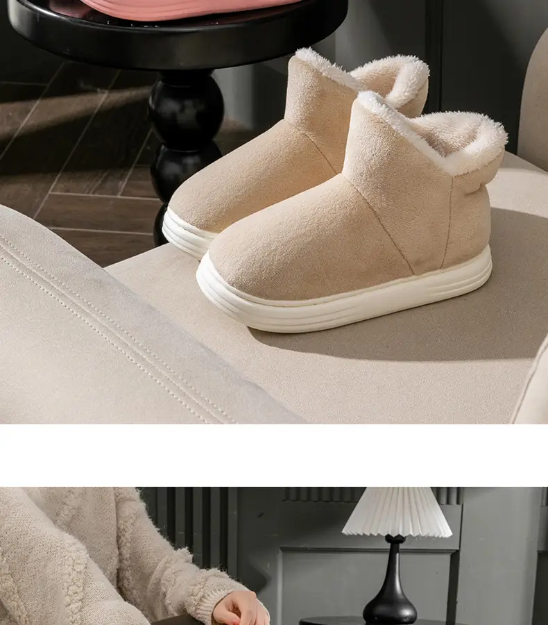 Women Cotton Slippers Warm Thick-Soled Autumn Winter 2026 — feature 23