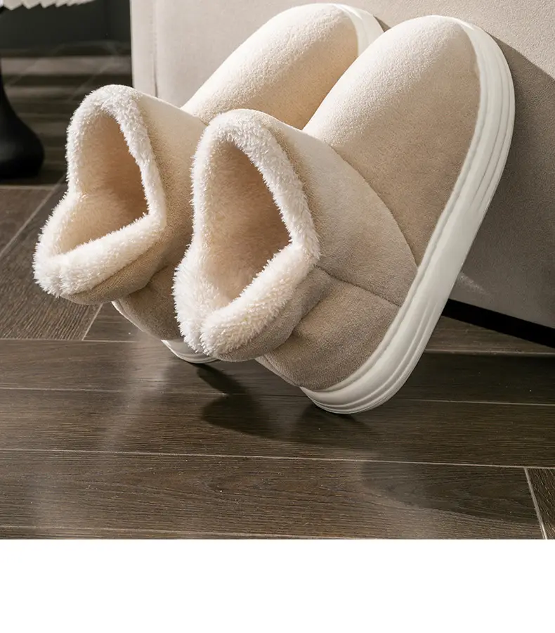 Women Cotton Slippers Warm Thick-Soled Autumn Winter 2026 — feature 3