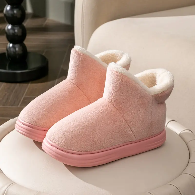 Women Cotton Slippers Warm Thick-Soled Autumn Winter 2026 - Image 2