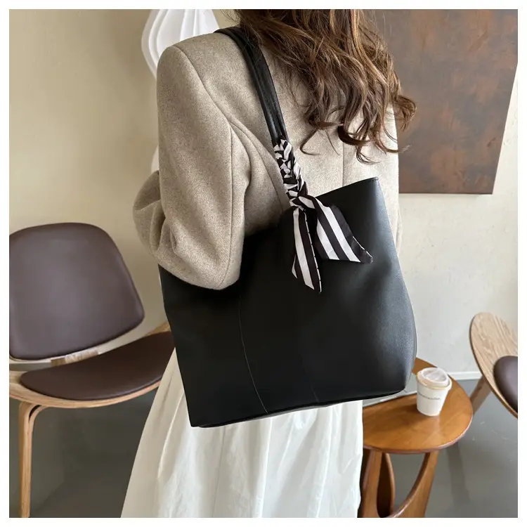 Brown Leather Tote Bag for Women Large Capacity — feature 16