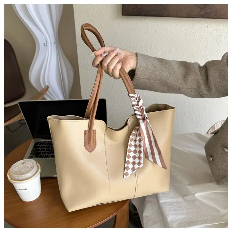Brown Leather Tote Bag for Women Large Capacity — feature 18