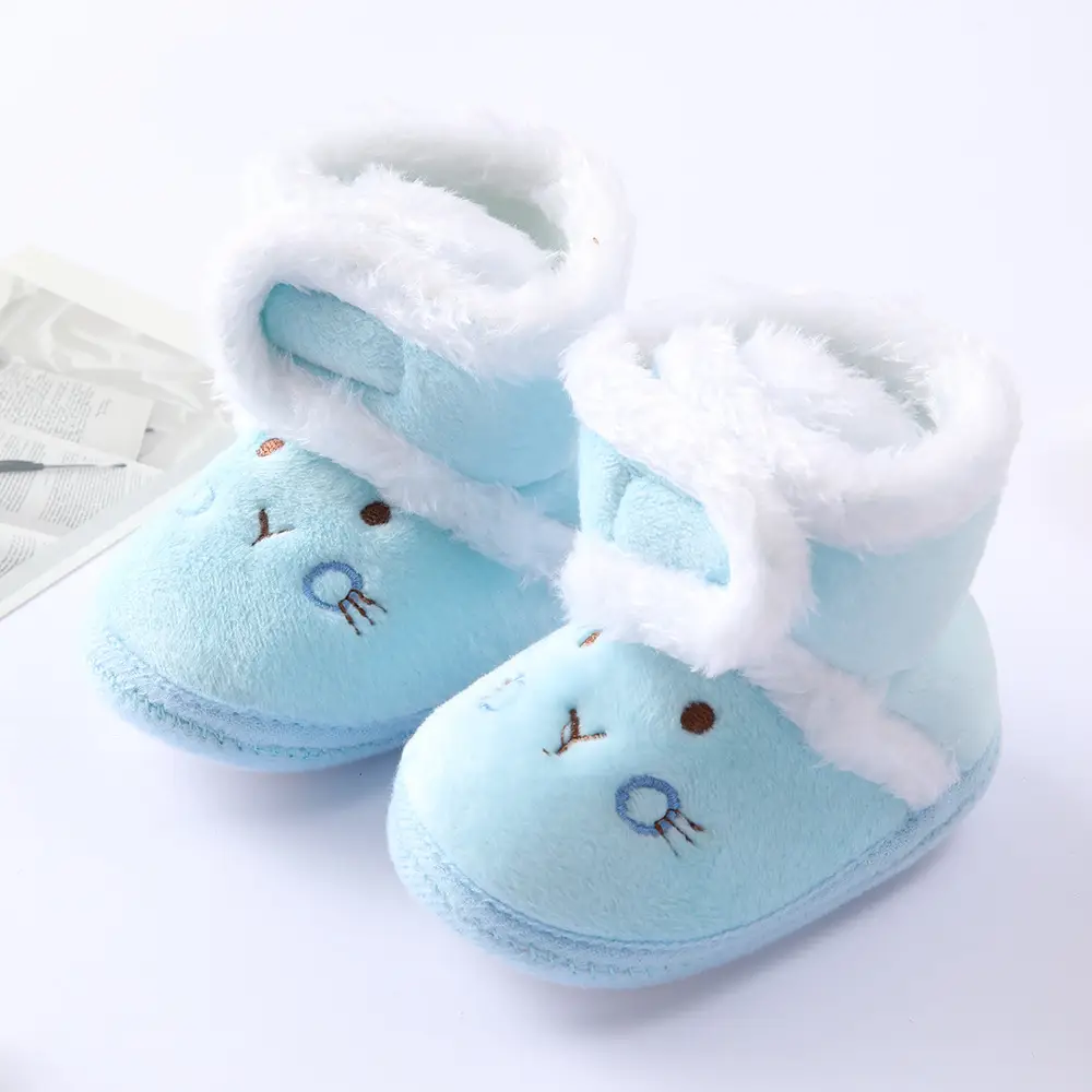 Baby Soft Fluffy Slippers for 0-1 Years Old — feature 10