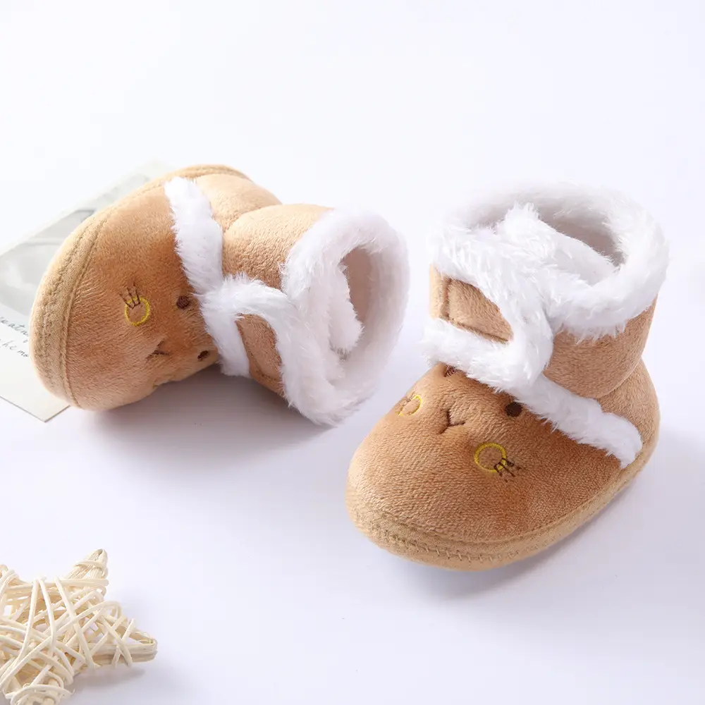 Baby Soft Fluffy Slippers for 0-1 Years Old — feature 17