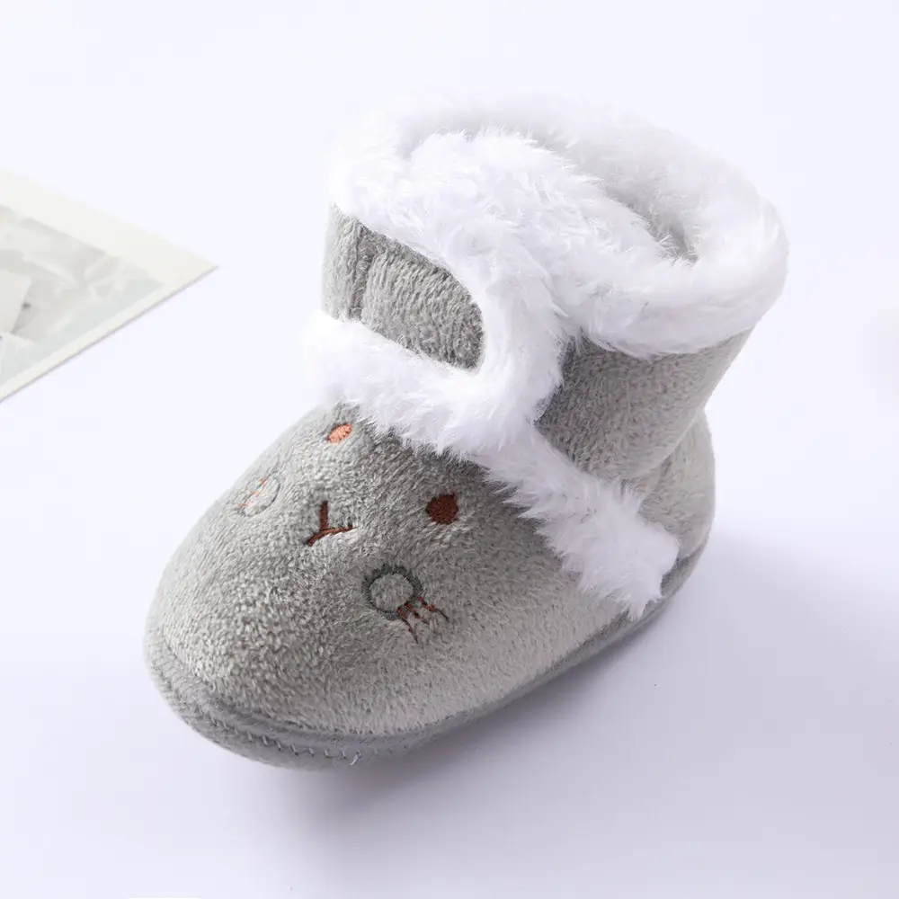 Baby Soft Fluffy Slippers for 0-1 Years Old — feature 5