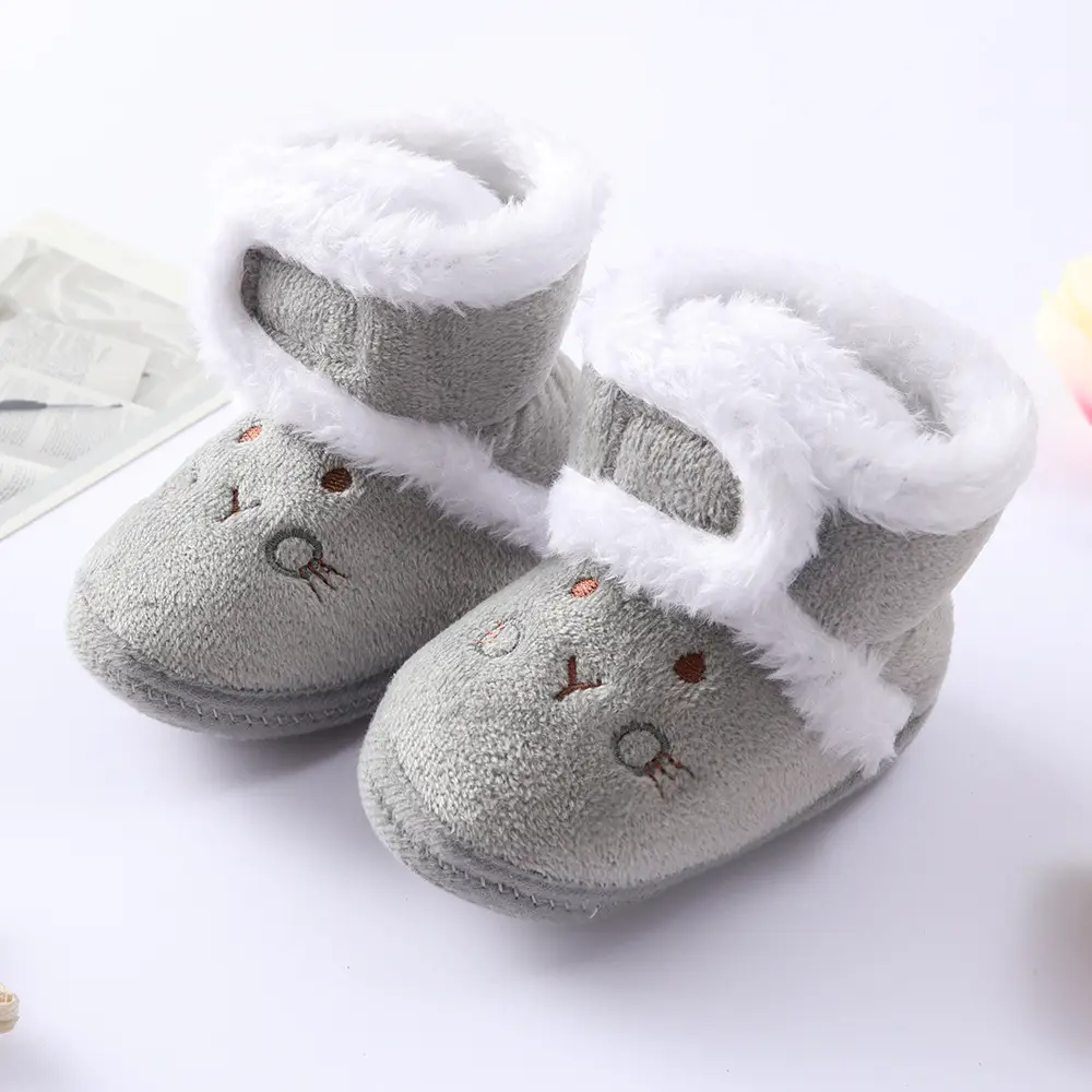 Baby Soft Fluffy Slippers for 0-1 Years Old — feature 6