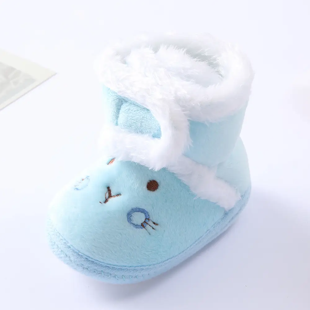 Baby Soft Fluffy Slippers for 0-1 Years Old — feature 9
