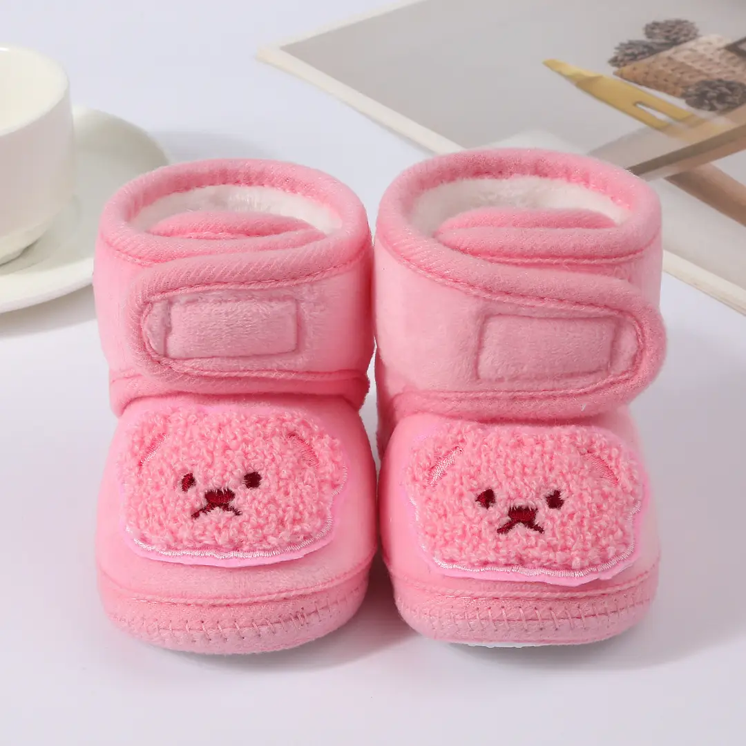 2023 new baby shoes 0-1 years old baby shoes autumn and winter soft bottom toddler shoes 3-5-7-9 months male daughter children's cotton shoes - Image 6