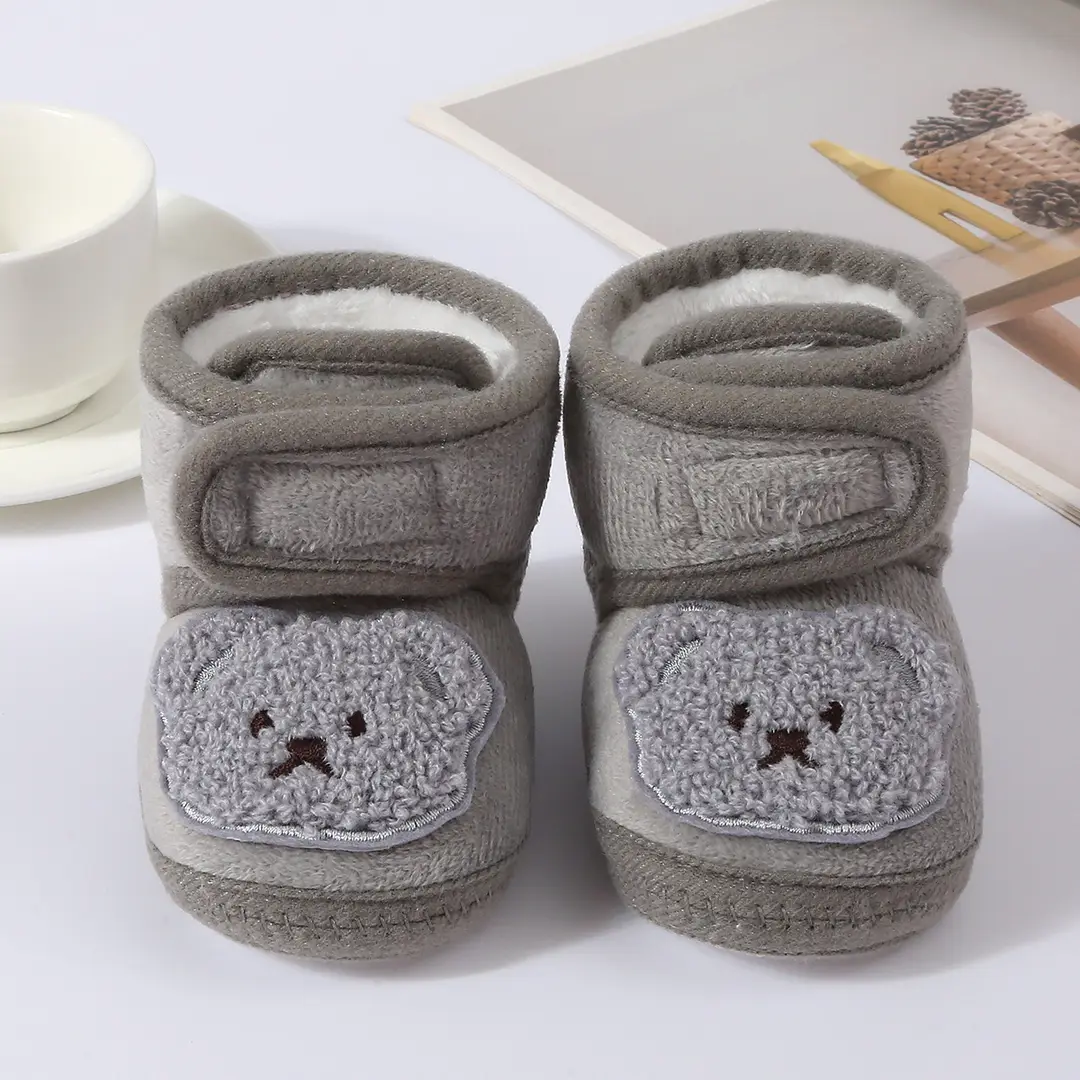2023 new baby shoes 0-1 years old baby shoes autumn and winter soft bottom toddler shoes 3-5-7-9 months male daughter children's cotton shoes - Image 7