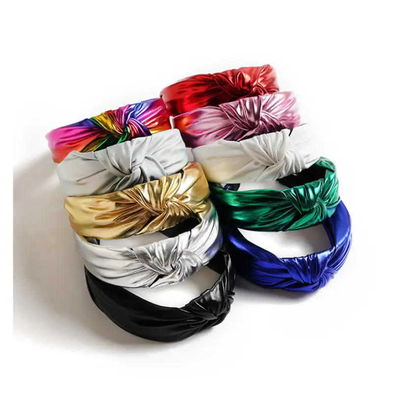 Rainbow PU Leather Skull Top Headband for Women - Image 11