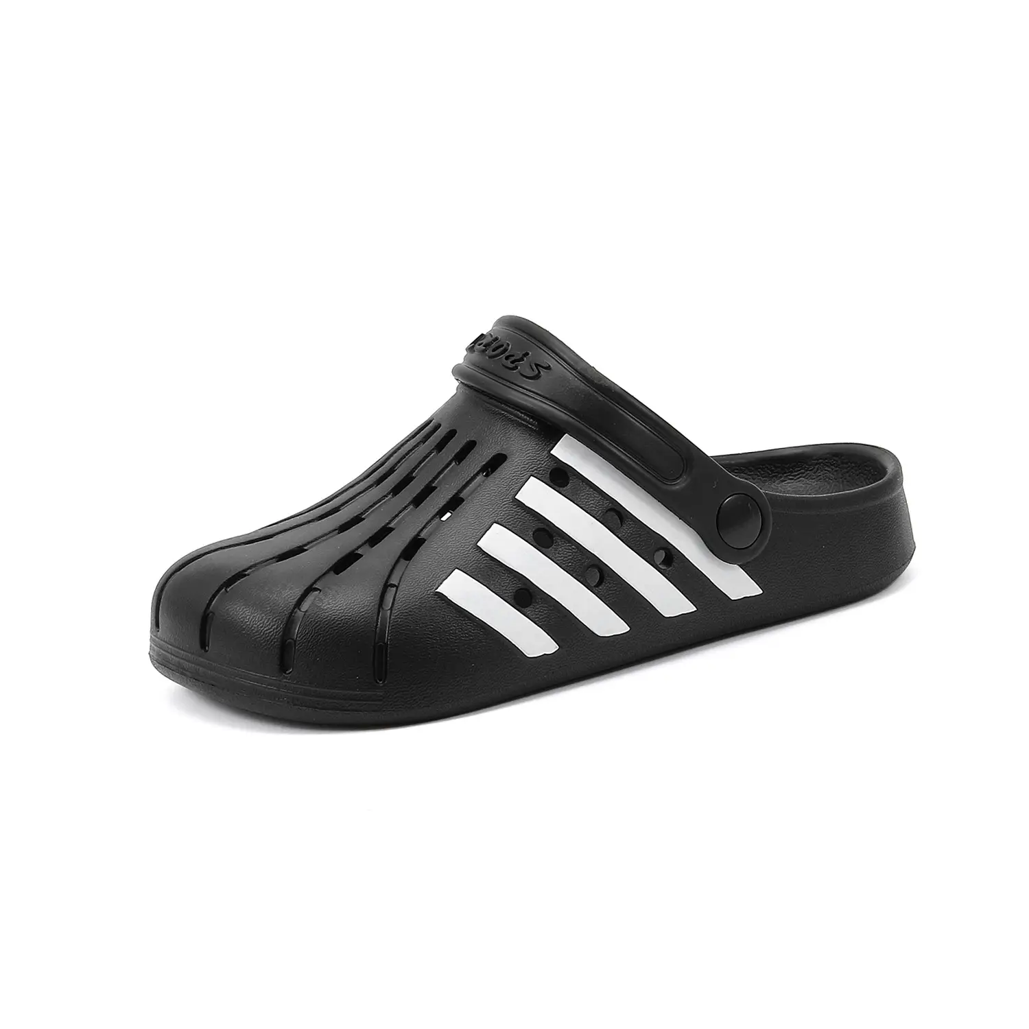 Women's Korean Hole Shoes Flat Beige Outdoor Slippers