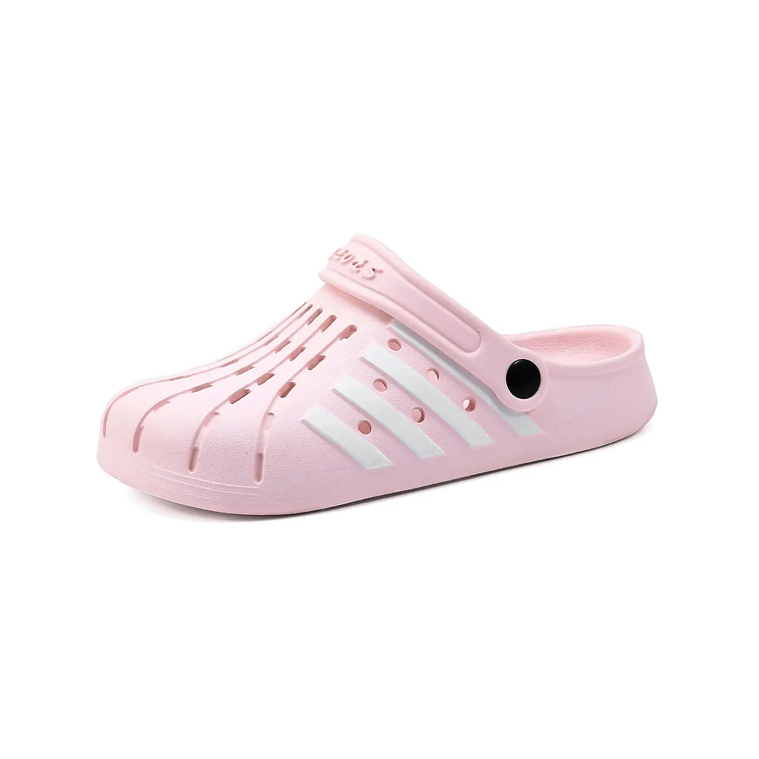 Women's Korean Hole Shoes Flat Beige Outdoor Slippers