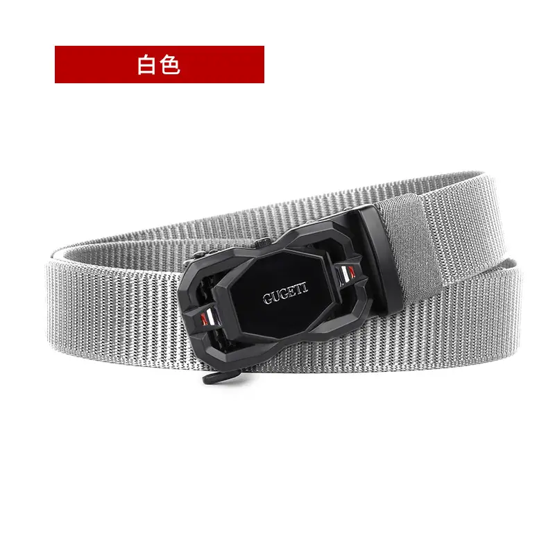 Men's Coffee Color Automatic Buckle Belt - Image 9
