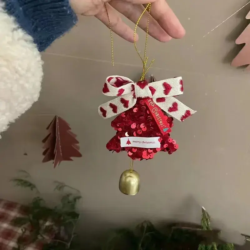 Fairy Christmas Tree Hanging Decor Brown Gold — feature 5