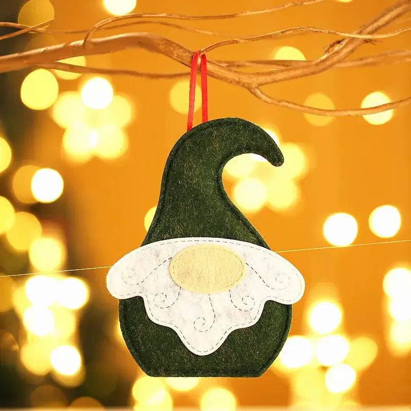 Fairy Christmas Tree Hanging Decor Brown Gold