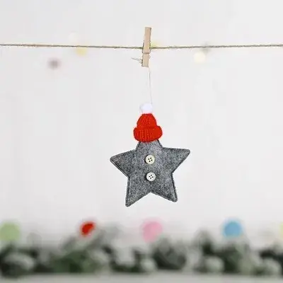 Fairy Christmas Tree Hanging Decor Brown Gold