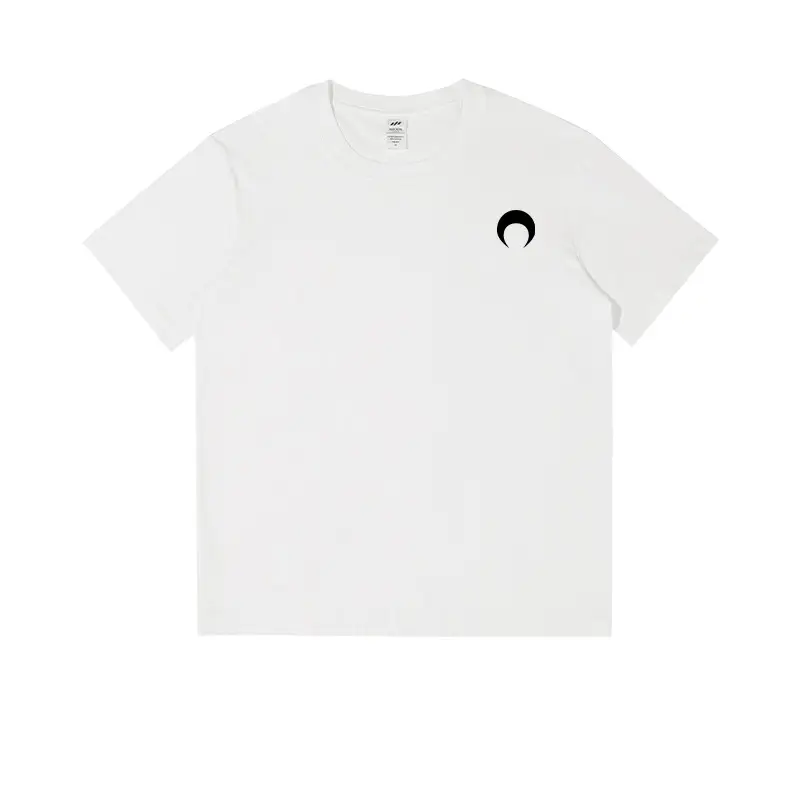 Men Cotton Printed T-Shirt Black Short Sleeve - Image 7