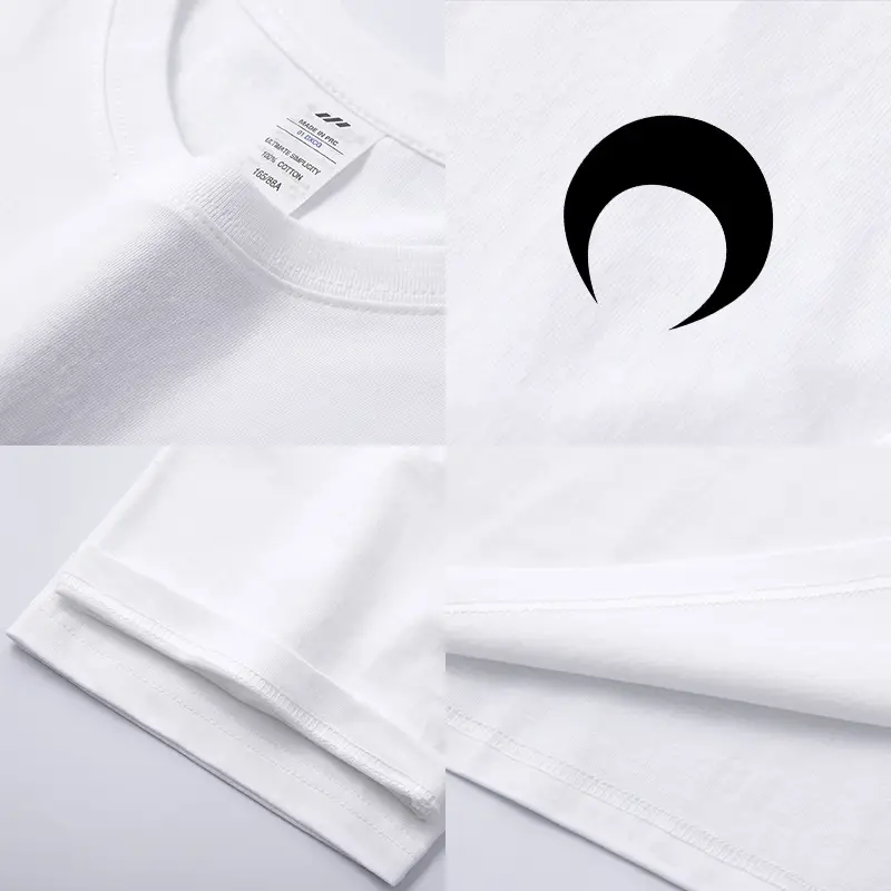 Men Cotton Printed T-Shirt Black Short Sleeve - Image 8