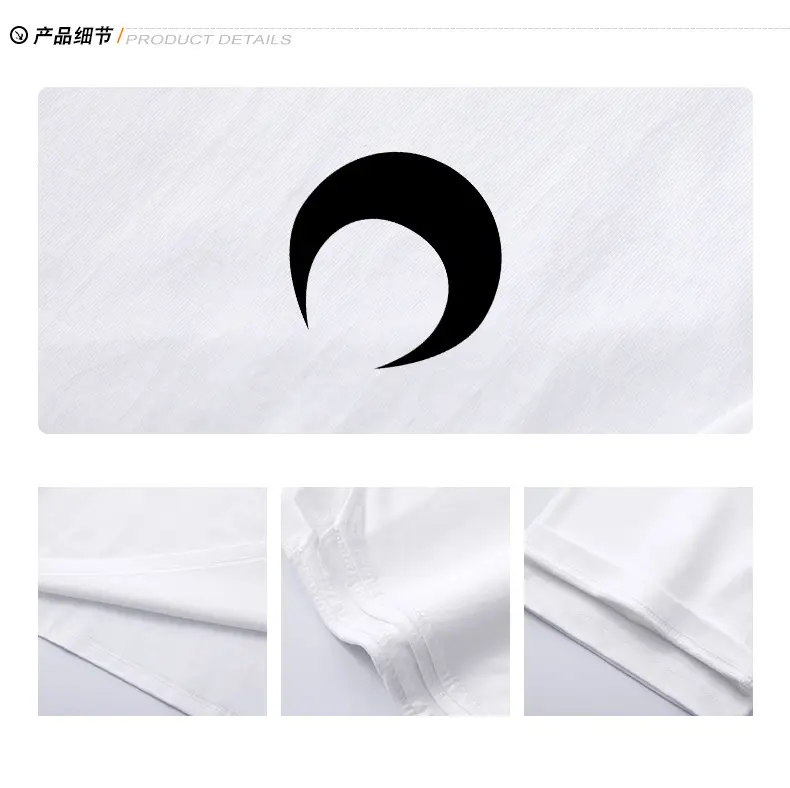 Men Cotton Printed T-Shirt Black Short Sleeve — feature 8